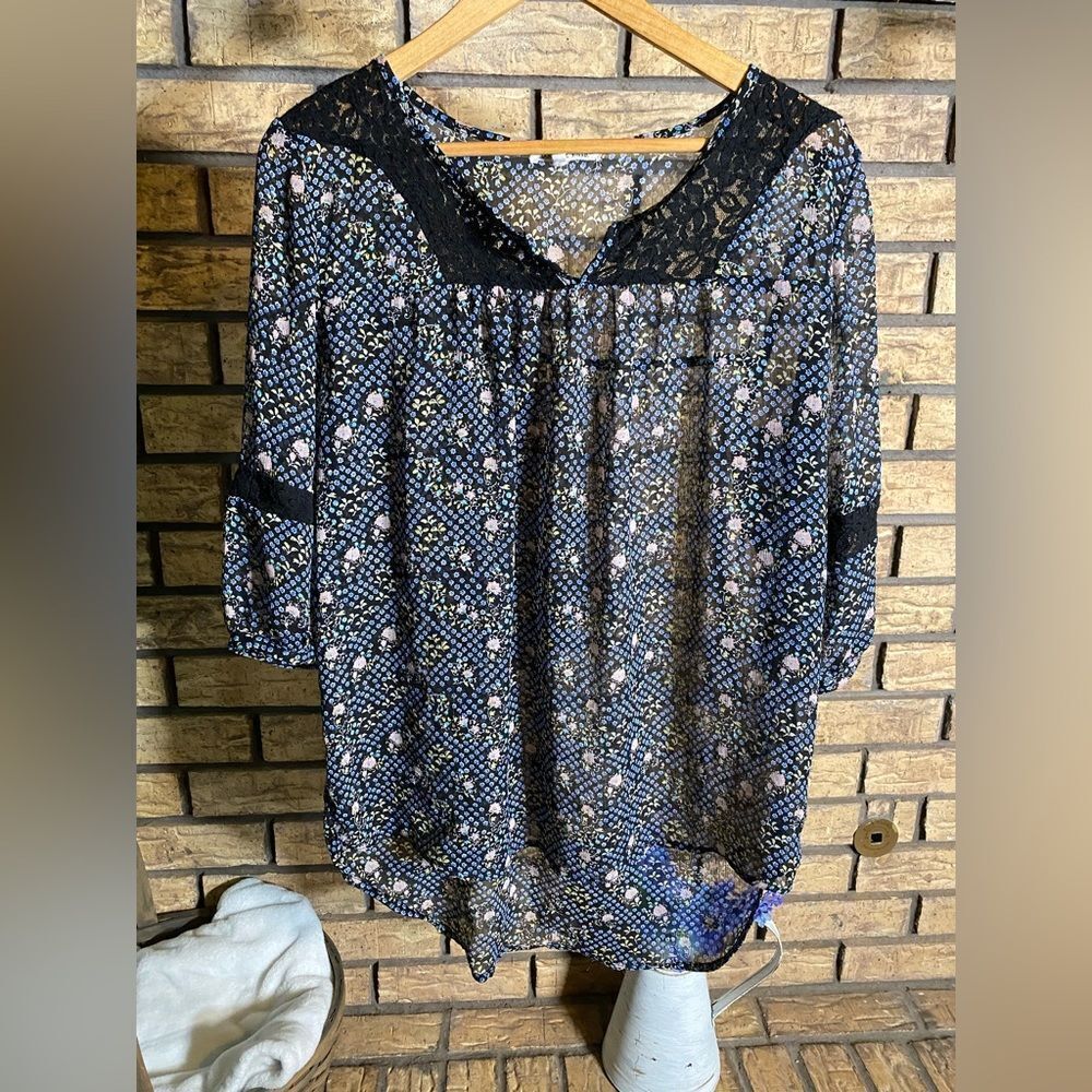 Wishful park sheer top xl‎